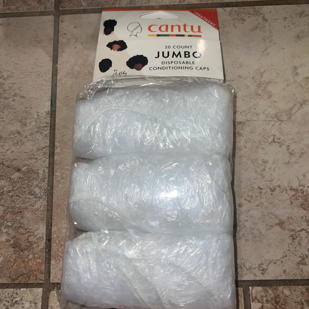 Cantu‎ 20 Count Jumbo disposable Conditioning shower Caps Treatments